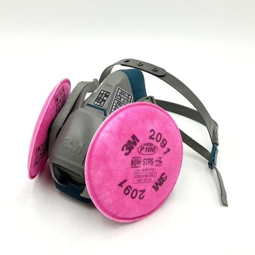 Сменная пылезащитная маска 3M (Противогаз и маска) 6500QL/2091-RL3L