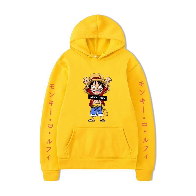 One Piece Luffy Luffy Pullover Hoodie Fleece Men'S And Women'S Jacket Sweater Hoodie