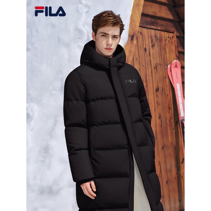 Fila Унисекс Длинный Пуховик с Капюшоном