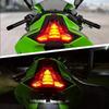 2024 ZX6R Светодиодный задний стоп-сигнал для Ka&wa&saki Ninja ZX10R ZX4R ZX25R 2023 Мотоциклетный интегрированный указатель поворота Задний фонарь Стоп-сигнал