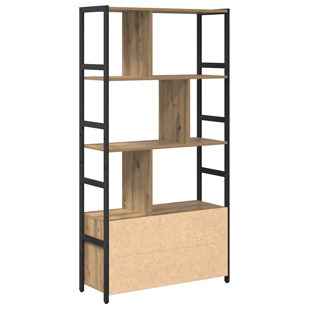 Bookshelf 80 x 30 x 155.5 cm Engineered Wood Artisan Oak