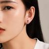 Серьги-гвоздики из стерлингового серебра S925 с игривым котенком для женщин – Креативные, милые животные серьги