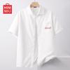 MINISO Мужская повседневная рубашка с коротким рукавом, быстросохнущая, охлаждающая