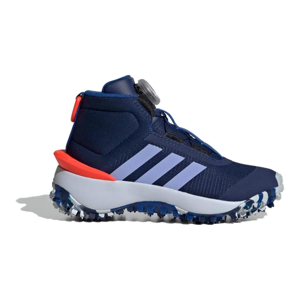 Adidas Fortatrail Comfortable Fashion Non-Slip Durable Mid-Top Running Shoes Kids Running Shoes Blue IF9260