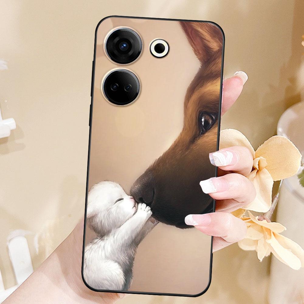 Чехол для Tecno Camon 20 Pro 4G Coque ТПУ Мягкий Силикон Модный Телефон Funda для Tecno Camon 20 Pro 5G Милый Бампер Задняя Крышка