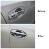 Хромированный стиль для Nissan X-Trail T32 Rogue 2014-2020 Хромированная внешняя дверная ручка, молдинг, отделка полости чаши двери
