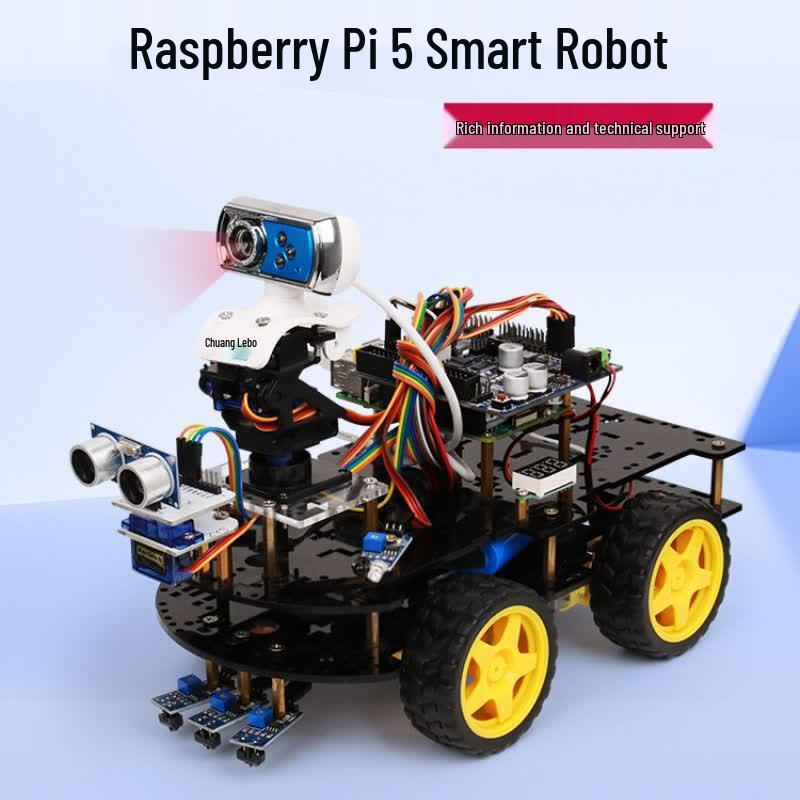 CreateBlock Raspberry Pi 5 AI Vision Умный Автомобильный Комплект