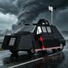 3D Printed TIV2 Tornado Interceptor Vehicle Model Removable Parts Storm Chaser Armored Car Desktop Decoration Collect Toy Gi