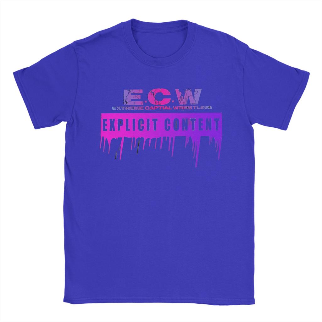ECW Hardcore Wrestling Cotton TShirt For Couple Summer YK Basic T Shirts Trending Tee Shirt Plus Size Wholesale Tops