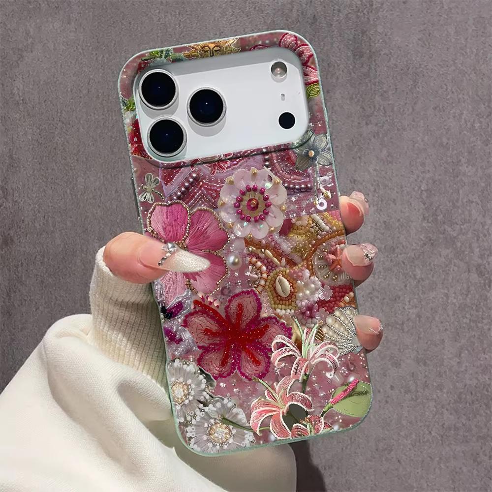 Силиконовый чехол для телефона с 3D тисненым узором Для iPhone 17 Pro Max 11 12 13 14 15 16 Pro 17 Air 15 14 Plus X XS XR Мягкая крышка