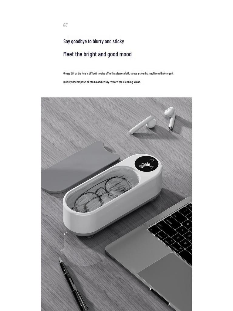 Ultrasonic Cleaner for Eyeglasses, Jewelry, Watches, and Braces