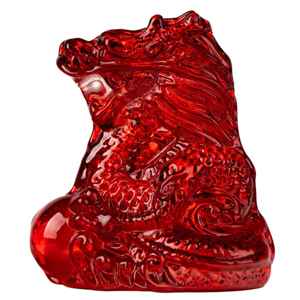 Хрустальные ornaments Дракона Элегантная статуя Дракона Двенадцать Зодиакальных Драконов Подарки Благоприятное Животное Статуя Декор для Комнаты