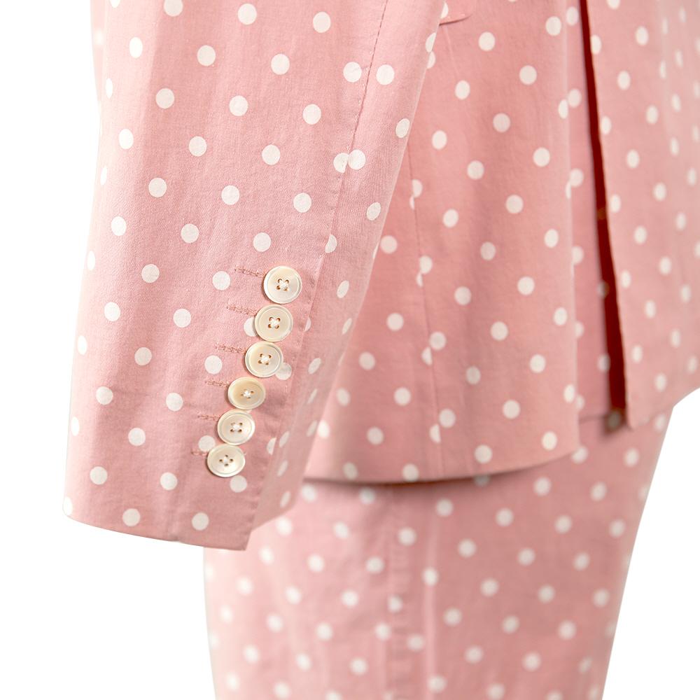 Gilommeu Polka Dot Suit Pants Gil-St01