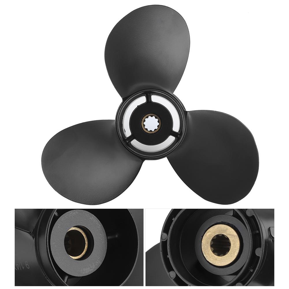 Лодочный винт 10 шлицов 3 лопасти 58100 93743 019 9 1 4 x 11 подходит для Suzuki 9.9 15 л.с.