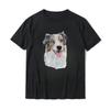 Australian Shepherd Gift For Dog Lovers Print Fun Hipster Casual Fashion Street Wear Unisex Unisex Universal Shortsleeved Tshirt