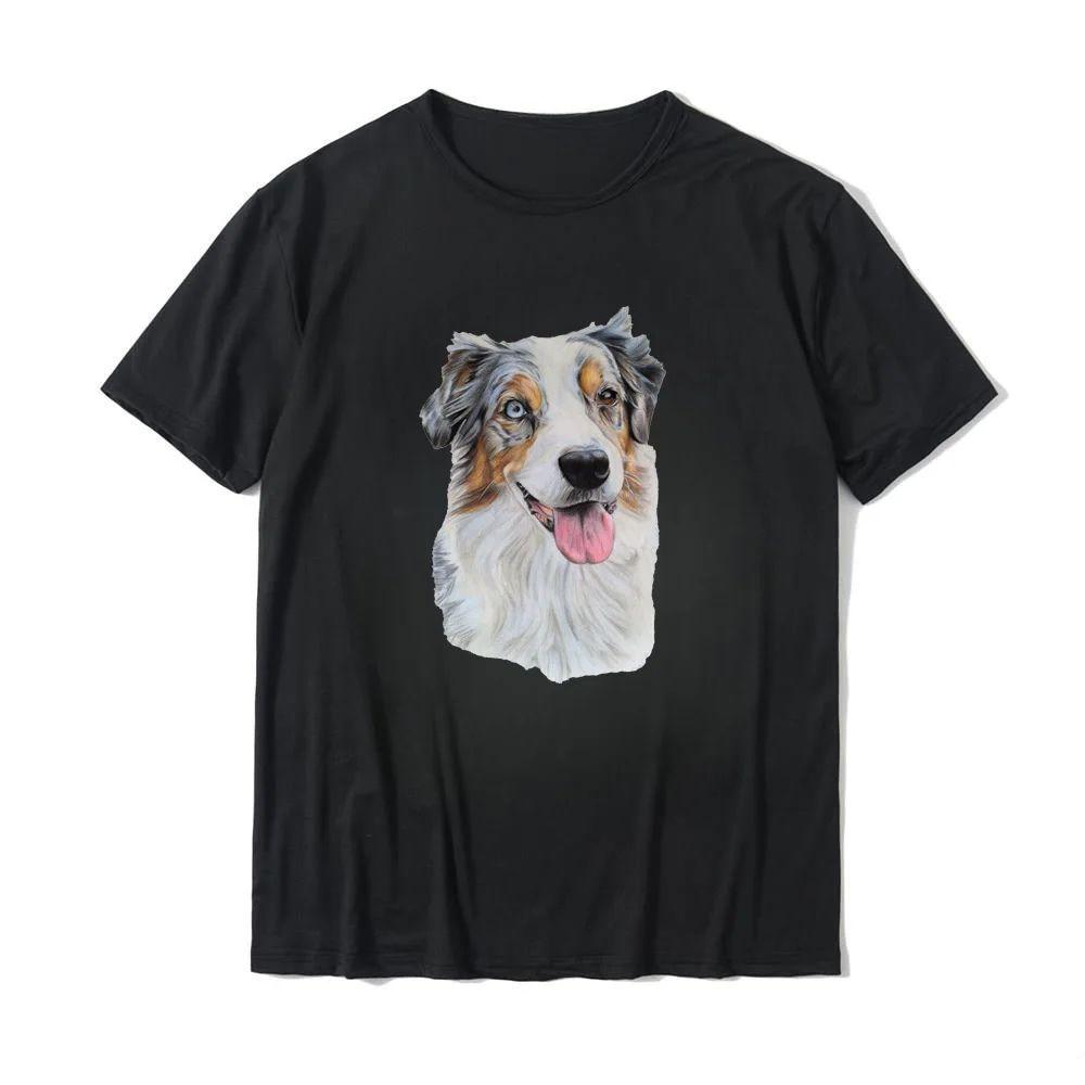 Australian Shepherd Gift For Dog Lovers Print Fun Hipster Casual Fashion Street Wear Unisex Unisex Universal Shortsleeved Tshirt