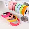 New Headbands for Women Girls Knotted Hair Band Solid Color Hairband Simple Hair Hoop Retro Makeup Headwear Hair Accessories