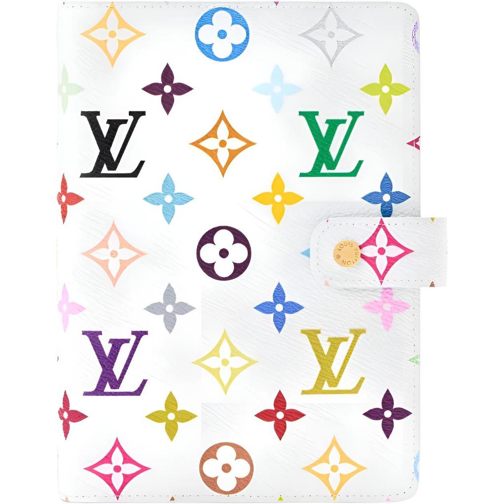 LOUIS VUITTON X Takashi Murakami Collaboration Agenda Coated Canvas With Artificial Leather Protective Sleeve GI1529