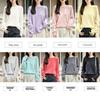 Women's Seamless Plush Knit Wool Sweater, Round Neck, Loose Fit, Long Sleeve - 2026 Autumn/Winter Collection
