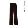 ELLASSAY Women's Fall/Winter Textured Casual Trousers
