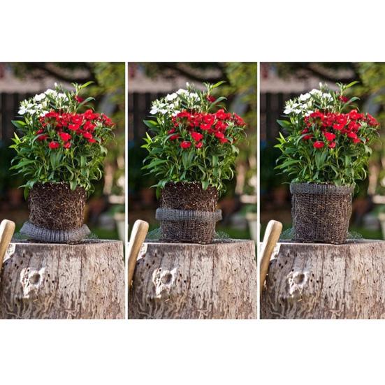 Сетчатый мешок для растений износостойкий многоразовый прочный сетчатый протектор корней растений из нержавеющей стали