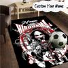Custom Name Horror Holiday Mashup Carpet, Chair Rug,Area Rug for Office Bedroom living rooms bedroom, Doormat decor Christmas fan gifts