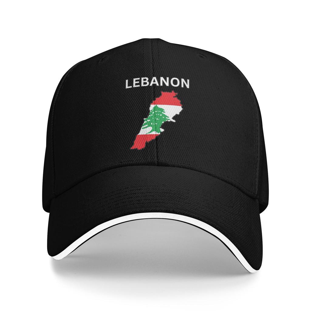 Unisex Lebanon Flag Heart Hat Cool Baseball Cap Trucker Hat Golf Headewear Adjustable Fit