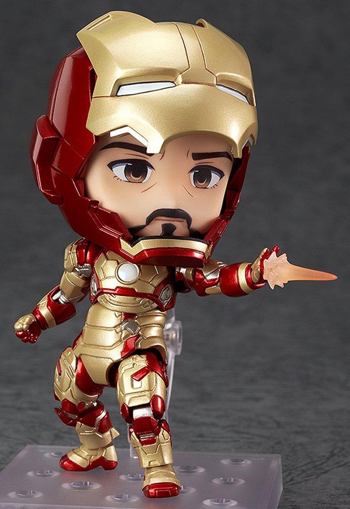Good Smile Company Iron Man 3 Nendoroid Iron Man Mark 42 Heroes Edition Hall of Armor Set Non-scale ABS PVC Movable Figure