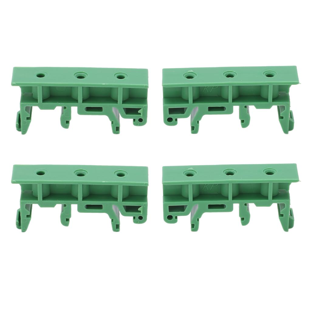 2 Sets C45 DIN Rail Circuit Board Mounting Bracket Insulated for PCB Electronic Switching Devices