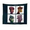 VIKAMA Гобелен Gorillaz Demon Days Виртуальная группа Мультяшный персонаж Настенное панно для декора спальни гостиной