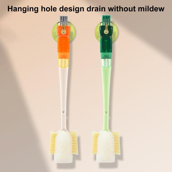 Щетка для чистки с отверстием для подвешивания 5 в 1 Многофункциональная щетка для чашек