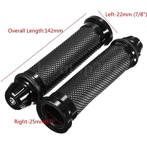 Karun Great feel! Universal Rubber Porous Engraving Motorcycle Handle Grip