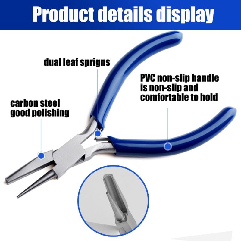 Mini Jewelry Making Pliers for DIY Crafts Practical Jewelry Pliers Tool Set Handy Steel Pliers for Artistic Endeavors