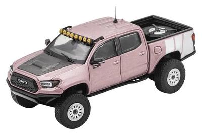 Gaincorp Products 1/64 Toyota Tacoma TRD Pro - Широкий кузов (LHD) Розовый Готовый Продукт