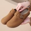 New Soft-soled Retro Flip-top Half-slipper Women's Shoes Mom Shoes One-foot Single Shoes