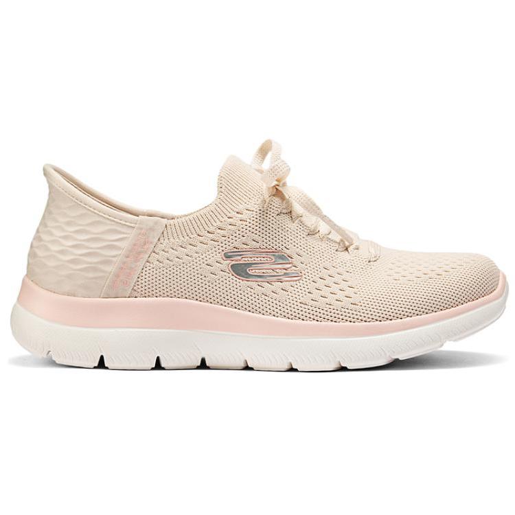 Skechers Спортивные женские удобные дышащие низкие повседневные кроссовки Женские кроссовки Светло-розовые 150250-NTPK