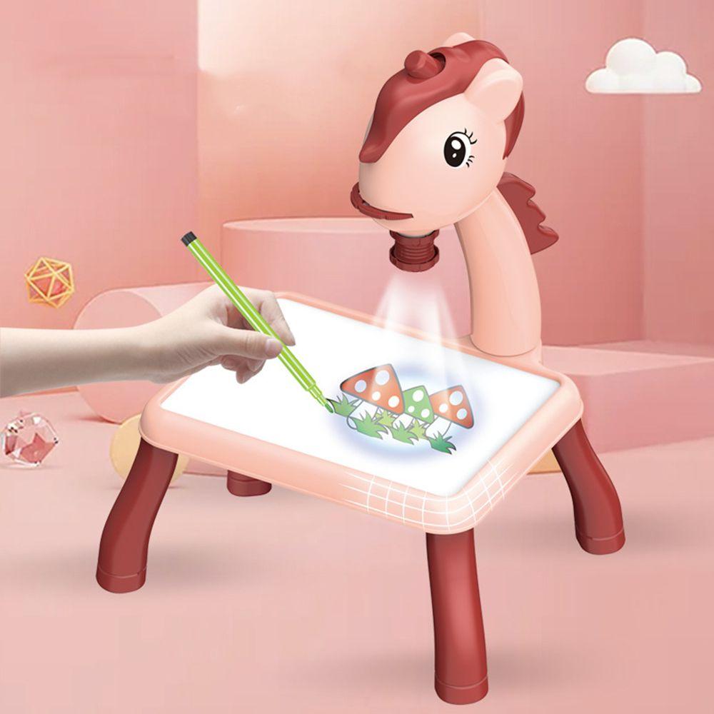 Toys Learning Toys Kids Arts Crafts Painting Toys Kids Toys Led Projector Children Drawing Table