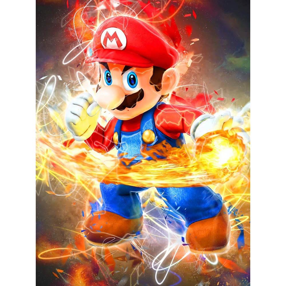 Алмазная живопись Дисней Лило и Стич Супер Марио Пикачу Декор для дома Полная квадратная и круглая алмазная мозаика Вышивка Крестиком