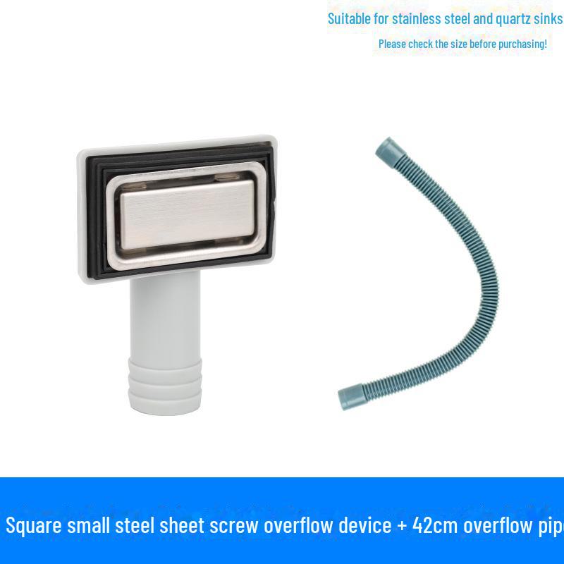 Аксессуар для перелива Square Drain для кухонных и овощных моек