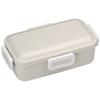 Antibacterial Fluffy Dome Lid Bento Box 530ml Dull Gray Made In Japan PFLB6AG-A