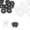 20 Pcs Car Hood Prop Rod Clips for Honda Accord Black White