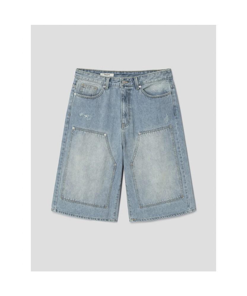 8SECONDS Carpenter Work Denim Shorts Blue