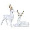Home Decor, Set of 2 Deer Resin Showpieces Stunning Hiran Statue for Living Room Decor, Gift Items for Women,