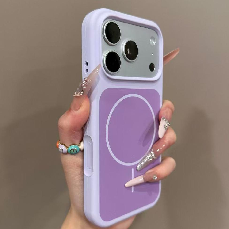 Чехол для iPhone 17 Pro Max Силиконовый Магнитный Чехол для Телефона Для iPhone 17 Pro Max 17Pro Для Magsafe Беспроводная Зарядка Чехол
