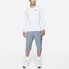 Nike Pro Dri-fit Athleisure Повседневный Спортивный Круглый Вырез Длинный Рукав Белый Мужской DD1991-100