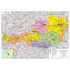 French Series Map-Austria Administrative Map,Wall Decor,Gift,Travel/Educational Tool,for Living Room,Bathroom,Home Office