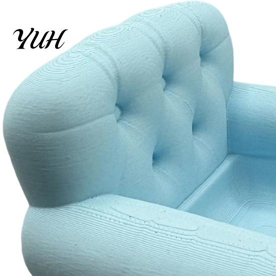 Gift for Home Decor 3D Printed Mini Sofa Shaped Storage Box, Cute Couch Desktop Organizer, Decorative Trinket Holder Keys Headphones Cosmetics Modern