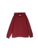 Plus Size Women's Hooded Long Sleeve Solid Color Pullover Sweatshirt with Velvet-Lined Slimming Design