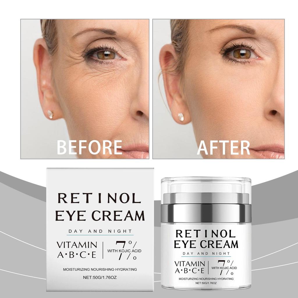 Retinol Firming Eye Cream Improve Drying Relieve Eye Bags Promoting Skin Microcirculation Inhibit Melanin Moisturizing Skin Care