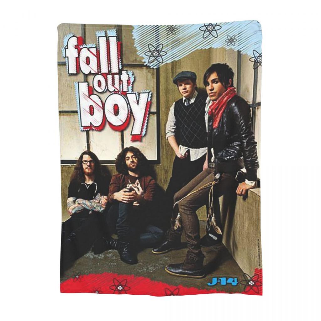 Пледы Fall Out Boy Мягкий Теплый Фланелевый Плед Плюшевый для Кровати Гостиной Пикника Путешествий Дома Дивана